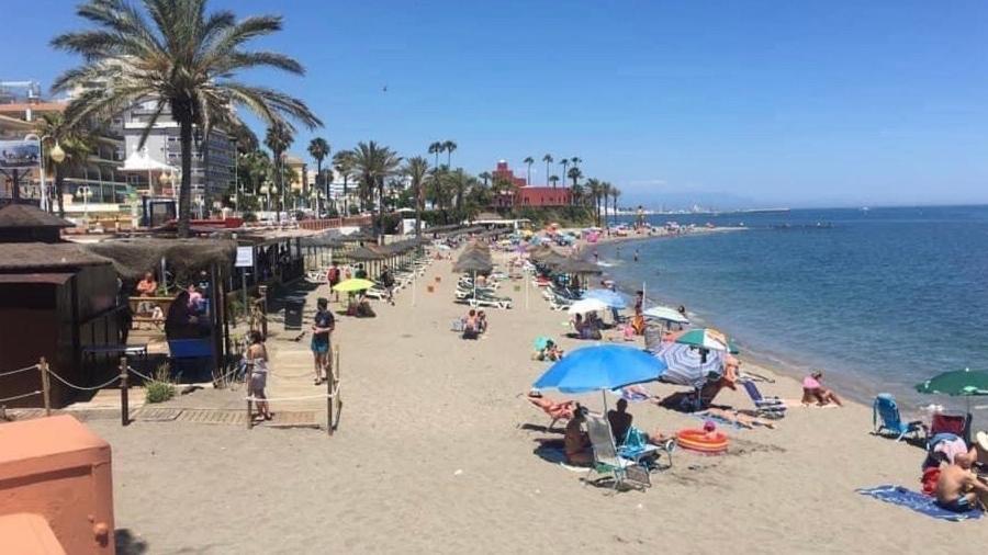 Victoria Luxury Beachfront Apartment In Benalmadena Costa Dış mekan fotoğraf